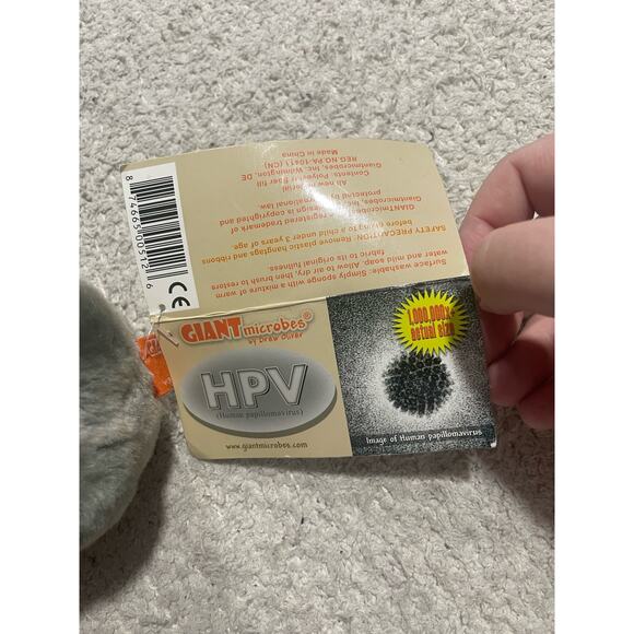 Giant Microbes Stuffed Animal HPV Human Papilllomavirus Plush Prank Gift STD VD - Picture 4 of 10